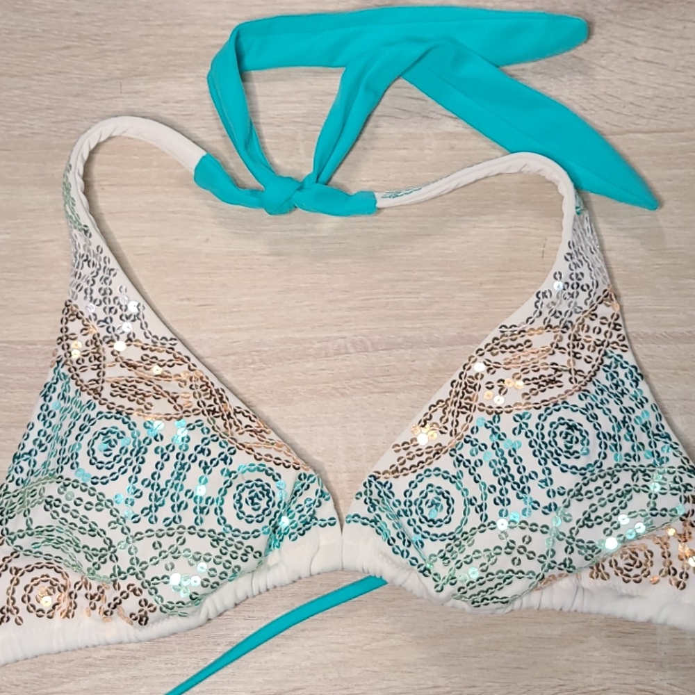 Sequined Victoria's Secret Bikini Top